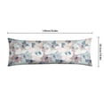 thumbnail image 5 of Soft Body Pillow Cover 20x54 - Bright Rainbow Butterfly Pattern - Machine Washable with Invisible Zipper - Perfect for Home/Office, 5 of 6