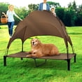 thumbnail image 6 of Elevated  Bed with Canopy, Portable   with Removable Shade Tent, Outdoor Raised Pet  Cooling Bed for Dogs, 6 of 6