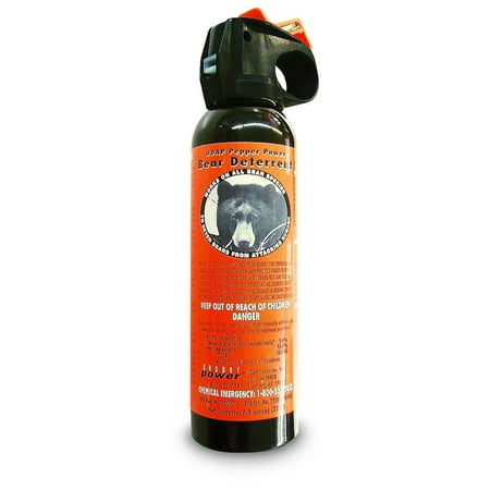 UDAP 7.9oz Pepper Bear Protection Spray w/ Holster & Free Safety Booklet