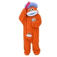 thumbnail image 2 of Big Mouth Monster Onesie, Snuggle Monster Furry Costume with Comb, Funny Cartoon Adult Jumpsuit Matching Loungewear, 2 of 7