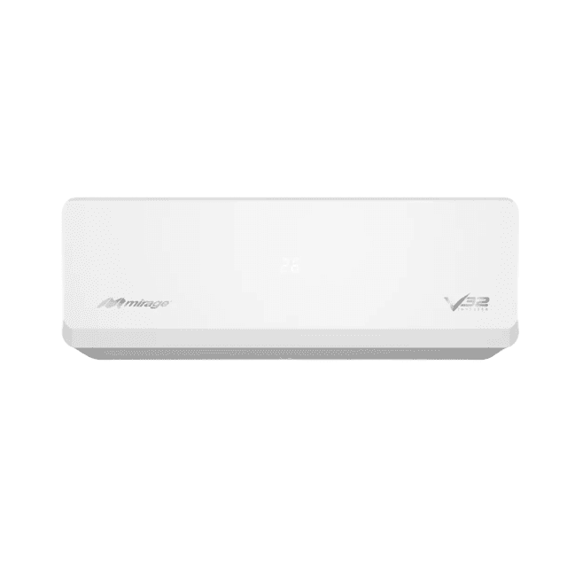 Aire Acondicionado Minisplit Mirage INVERTER V32, frio/calor, 26,000 BTU, gas R32, 220v