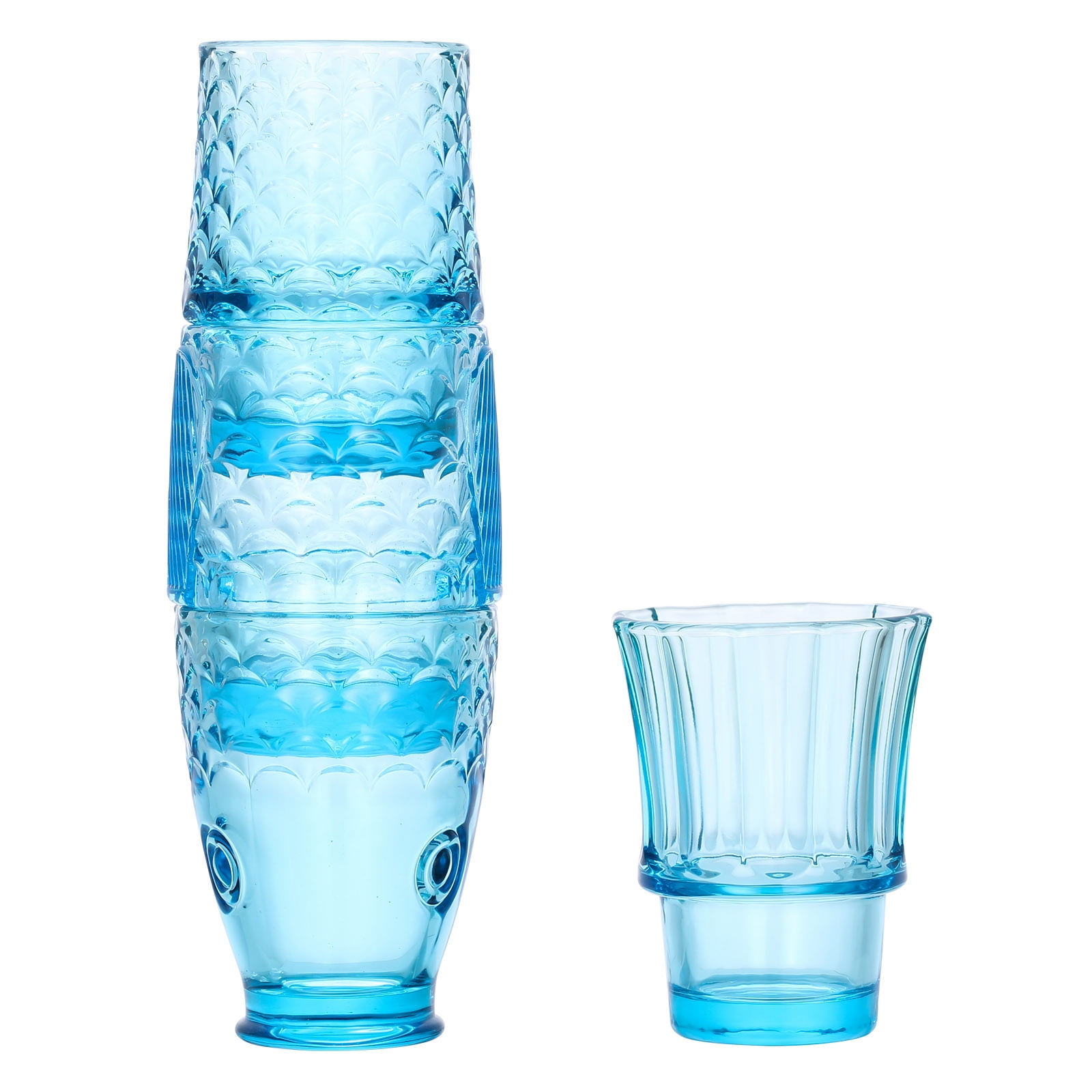 逸品 Fish Set Glasses Stack Tomfeel Shaped Dri好評販売中 Stackable Glass Beer Cocktail Cup コップ グラス Proksi Si