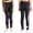 A Black&Pink, variant on iiniim Girls' Stretch Legging Pants Kids Toddler Striped Print Long Trousers Size 6-16 Black&Blue 12
