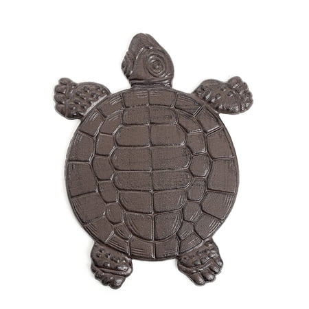 Sungmor Cast Iron Turtle Stepping Mat Outdoor Walkway Decorative Statue