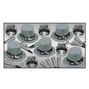 New Year Simply Silver Assortment Contains 25 items for your party of 10 guests