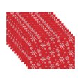 thumbnail image 3 of Cotton Placemat (Snowflakes) - Set of 12, 3 of 4