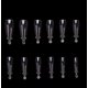 thumbnail image 1 of 3set (360pcs) Clear Full Cover Dual Nail System Form Mold Acrylic Stiletto Nail Extension Tips Nail Art Manicure Tools, 1 of 5