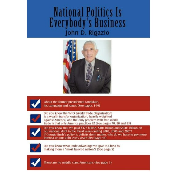 National Politics Is Everybody's Business (Hardcover)