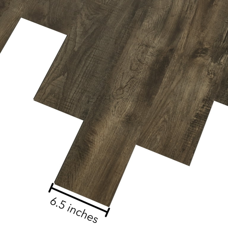 Mohawk 7.75x52 Waterproof Vinyl Plank Flooring in Cool Brown Oak 4.2 mm  (26.91-sqft)/Carton) 