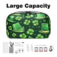 thumbnail image 3 of Saint Patrick's Day Cable Organizer Waterproof Oxford Cloth Travel Case, PC Case, Cable Organizer Bag, Cable Organizer Desk, Electronic Digital Products Storage Case 5.9x9.44x3.14 in, 3 of 6