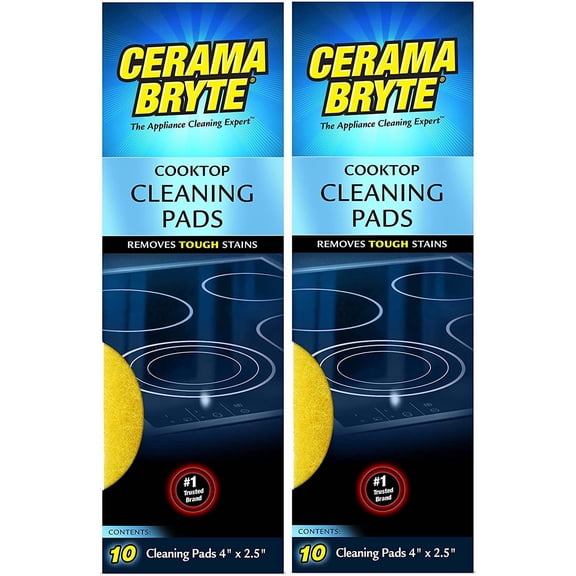 Cooktop Cleaning Pads, 10-Count 2 Pack