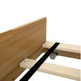 thumbnail image 5 of Plank+Beam Solid Wood Farmhouse Full Bed with Panel Headboard with Trundle, Pecan, 5 of 9
