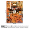 thumbnail image 4 of ARISTURING  Basketball Blankets - Basketball Blankets Basketball Gifts for Men Boys Plush Basketball Blanket for Couch Bed Sofa Home Decor, 4 of 6