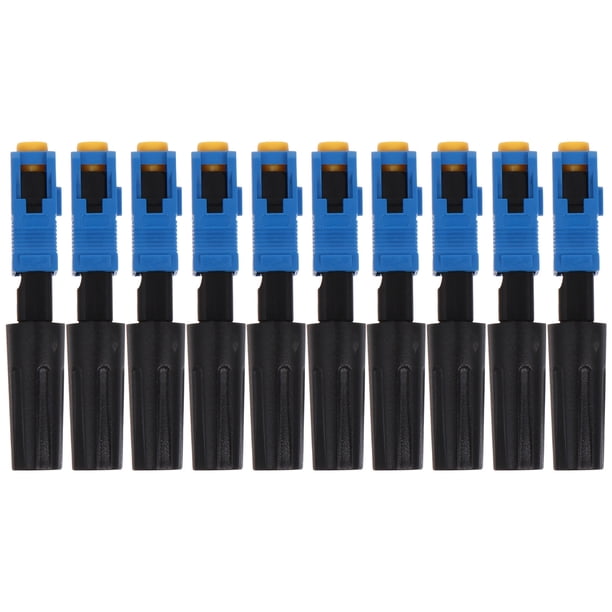 Conector rápido de 10pcs Conector rápido de fibra óptica de fibra óptica conector rápido