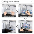 thumbnail image 5 of Yayeee Faucet Mat for Kitchen Sink 30" Diatomite Long Splash Guard Pad, Floral Window, 2 Pack, 5 of 7