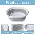 thumbnail image 5 of MOQIN Collapsible Dish Tub, Space Saving Multiuse Foldable Sink Tub,Dishpan,Kitchen Sink for Camping,Plastic Tub,Vegetable Washing,Beverage Tubs, 5 of 9