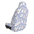 thumbnail image 2 of Balery Rabbit And Floral Pattern Car Seat Cover - Soft & Breathable Front Premium Covers with Non-Slip Protector Fits Most Automotive, Vans, SUVs, Trucks - 1 Unit, 2 of 5