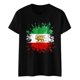 thumbnail image 1 of Tops de Cuello Alto para las Mujeres Amante Impreso Cuello Redondo Manga Corta Camiseta Casual, Blusa Diaria de Estiramiento Suave, 1 of 5
