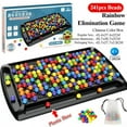 thumbnail image 4 of Rainbow Board Games For Kids Puzzle Magic Chess Board Game Color Matching Elimination Game Toy Set For Gifts 80 beads, 4 of 5