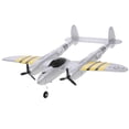 thumbnail image 1 of 1pc P38 RC Fighter 2.4G Radio telemando Modelo de Espuma Juguete para CUTICAT P38 RC Fighter, 1 of 8