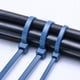thumbnail image 4 of Bridas Detectables de Metal, Bridas Azules (Paquete de 100) 370 X 4,8 mm, 4 of 5