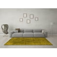 thumbnail image 3 of Ahgly Company Indoor Rectangle Oriental Yellow Industrial Area Rugs, 2' x 5', 3 of 4