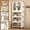 Transparent and Visible/Stackable Layered Storage (with Hangers), variant on Stackable Foldable Wheeled Storage Cabinet with Door, Plastic Closet Organizer for Clothes Food Office Dorm
