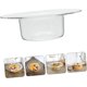 thumbnail image 2 of piezas de frutero con forma de sombrero de paja, tazas de vidrio transparente, vasos para parfait, recipiente para helado, cuencos para bocadillos, cuenco para el hogar, cuenco para servir frutas,, 2 of 4