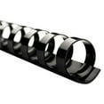 thumbnail image 2 of Combbind Standard Spines, 1/2" Diameter, 90 Sheet Capacity, Black, 100/box | Bundle of 5 Boxes, 2 of 2