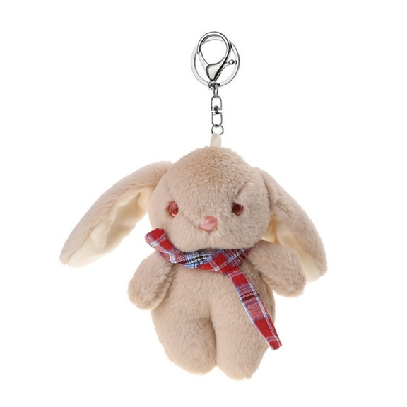 Necvior Kawaii-Cartoon Plush-Rabbit-Doll Keychain Cute Lady Bag KeyRing Student Bags