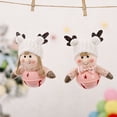 thumbnail image 4 of Colgantes de muñeco de nieve de Papá Noel, adornos para árbol de Navidad, muñeco colgante, decoración artesanal, proveedor de decoraciones navideñas para el hogar, regalo para niños, 4 of 5