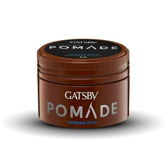 GATSBY Styling Pomade Wax Supreme Hold, 75 g,Brown