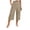 Z-Khaki427, variant on JIAYUE Women's Pants Solid Color Calf Length Loose High Waist Pocket Comfortable Everyday Wear Trendy Bottoms For Women