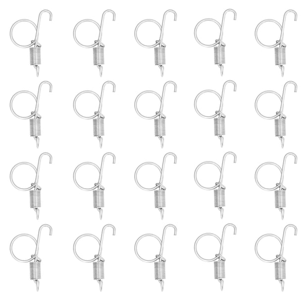 Lot De 6 Crochets à Ressort Pivotants En Métal (20 Mm) - Pour Sangles, Sacs, Ceintures, Travail Du Cuir, Bronze