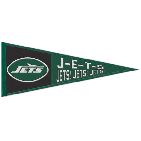 WinCraft New York Jets 13" x 32" Retro Logo Wool Pennant