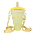 thumbnail image 3 of Huayishang Water Bottle Popsicle Water Cup Ice Cream Cup Portable Strap Cup Orange Orange-320Ml, Kitchen Essentials Clearance Sale Orange, 3 of 8