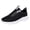 Black, variant on AUDeals Womens Trail Running Shoes - Memory Foam Walking Sneakers, Color Block Lightweight Lace Up Outdoor Training Shoes