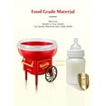 thumbnail image 4 of Cotton Candy Machine, Cotton Candy Maker for Kids with Candy Spoon and 10 Candy Sticks, Christmas Red, FOHERE, 4 of 13