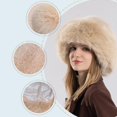 thumbnail image 4 of Chapeau Seau Chaud d'Hiver pour Femmes Style Pêcheur Doux Mignon pour Temps Froid en Extérieur, 4 of 6