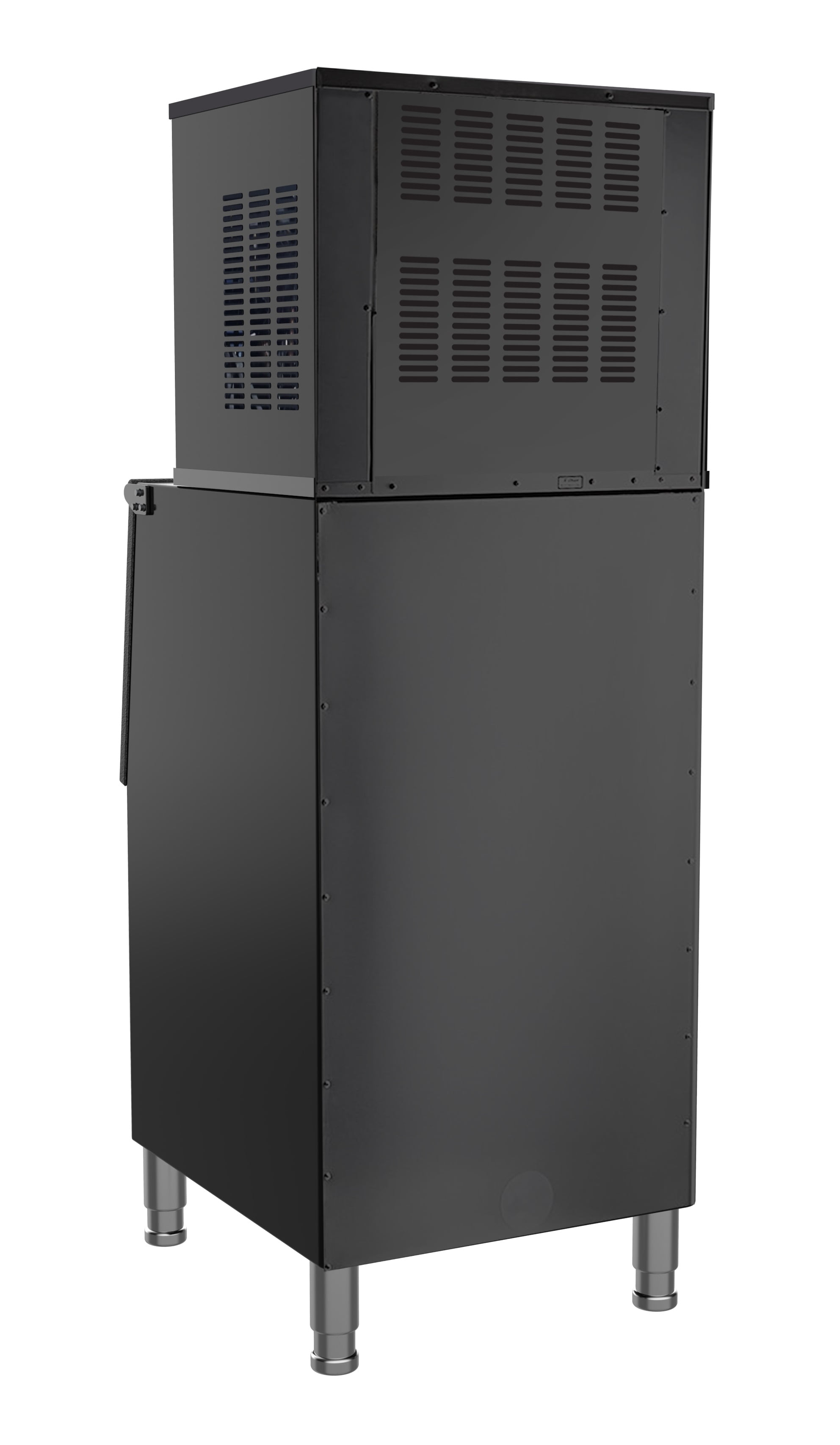 Koolmore 26 in. 315 lbs. Freestanding Air Cooled Commercial Ice-Maker with Bin in Stainless Steel CIM-315-SSBL