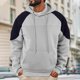 thumbnail image 1 of WILLBEST Sudaderas para Hombre Men'S Casual Loose Colorbl Ocked Hooded Sweatshirt Chica, 1 of 4