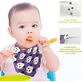 thumbnail image 4 of 5 Pack Panda Face Pattern Baby Muslin Washcloths, Black and White Soft Absorbent Face Towel Burp Cloths Cotton Bath Wipes Infant Wash Cloth for Newborn Boys Girls, 4 of 7