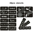 thumbnail image 4 of Temporary  Kit  Gel Ink Set With Stencils DIY   Freckles For Women Kids Men, 4 of 8