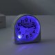thumbnail image 4 of Pequeño reloj despertador silencioso con luz nocturna, funciona con pilas, reloj de escritorio for dormitorio y decoración del hogar, 4 of 5