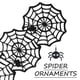 thumbnail image 3 of 2 piezas divertidas de araña y telaraña para decoración de Halloween, decoración colgante para fiesta de Halloween, 3 of 5