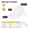 thumbnail image 3 of 2 in 1 Sun Hats for Women, UPF 50+ UV Protective Convertible Beach Visor Hat, Wide Brim Summer Sun Baseball Beach Cap, Adjustable Empty Top Caps, Black, 3 of 7