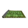 thumbnail image 2 of Ahgly Company Indoor Square Abstract Green Modern Area Rugs, 4' Square, 2 of 4