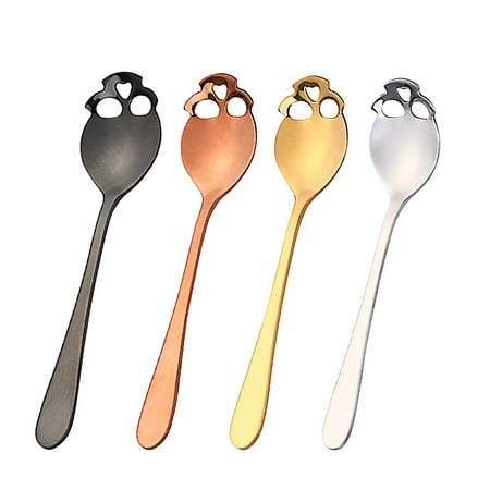 

Viugreum Creative Coffee Spoons | Tea Spoons Long Handle | Tableware Flatware Kitchen Supplies For Dessert Drink Mixing Milkshake