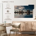 thumbnail image 5 of Elephant Stock Detroit Skyline Reflection Wall Art - Horizontal Canvas Wall Art - Living Room Wall Decor - Places Canvas - Teal And White Decor - 36" x 24", 5 of 8