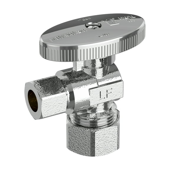 Mainstay's Brass Quarter Turn Angle Stop Valve